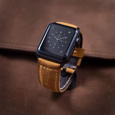 leather watch bands apple|best apple watch leather bands.